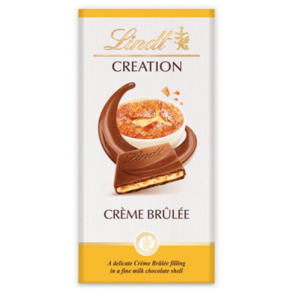 Lindt Creation шоколад с крем брюле, 150 г