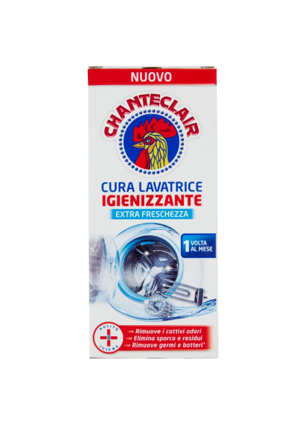 Бутилка 250 ml препарат Chante Clair за почистване и освежаване на пералня