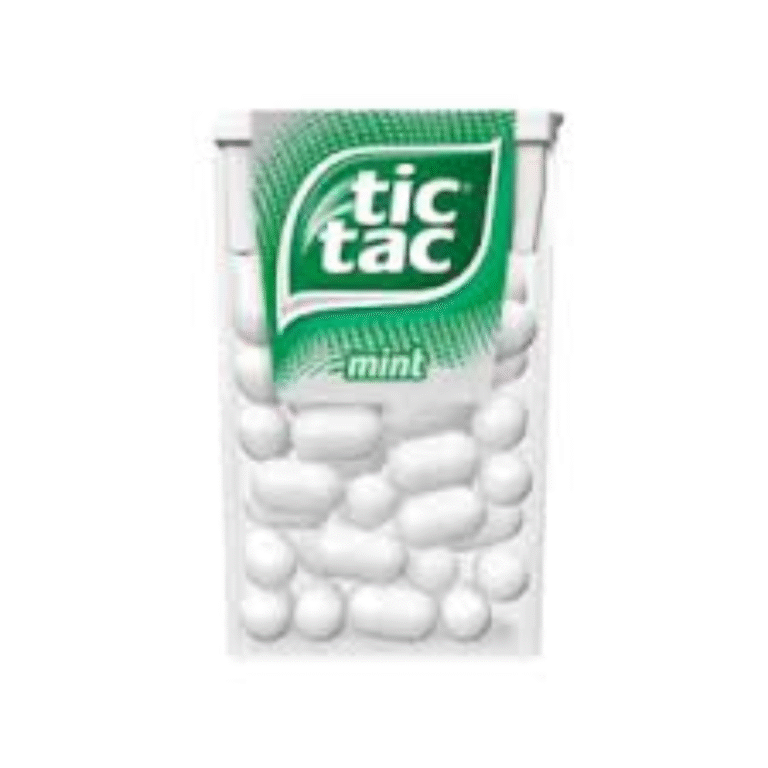 Опаковка дражета Tic Tac с ментов вкус 18 г