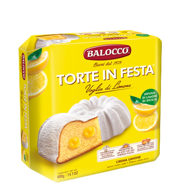 Торта Balocco С Лимонов Крем 400 г