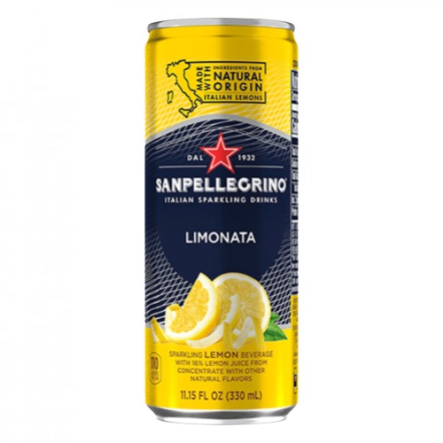 Бутилка 330 мл San Pellegrino газирана напитка лимон – освежаващ цитрусов вкус