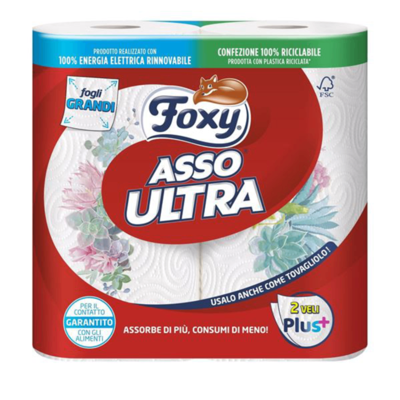 730004 Опаковка на кухненска ролка Foxy 2 броя.