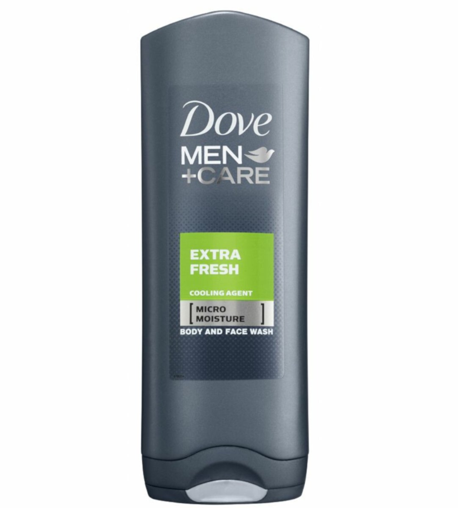 Опаковка на душ гел Dove Men+Care Extra Fresh Refreshing 250 мл.