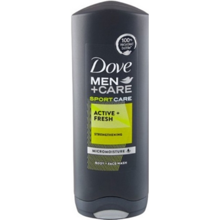 Опаковка на душ гел Dove Men Sport Active+Fresh 250 мл