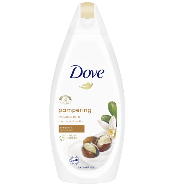 Душ гел Dove Масло От Ший 500 мл с подхранваща формула