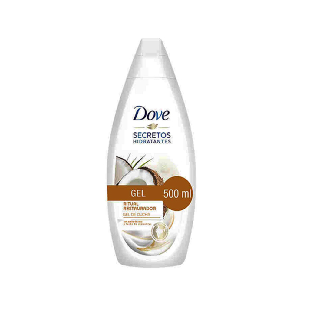 Душ гел Dove Secrets Restoring Ritual 500 мл с кокосово масло и бадемово мляко