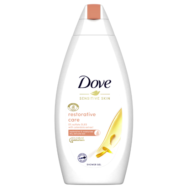 Душ гел Dove Sensitive Care Restorative Care 500 мл за чувствителна кожа