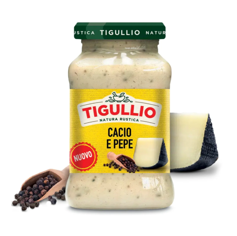 Буркан Tigullio Песто Cacio e Pepe 185 г – елегантен дизайн и традиционен италиански продукт