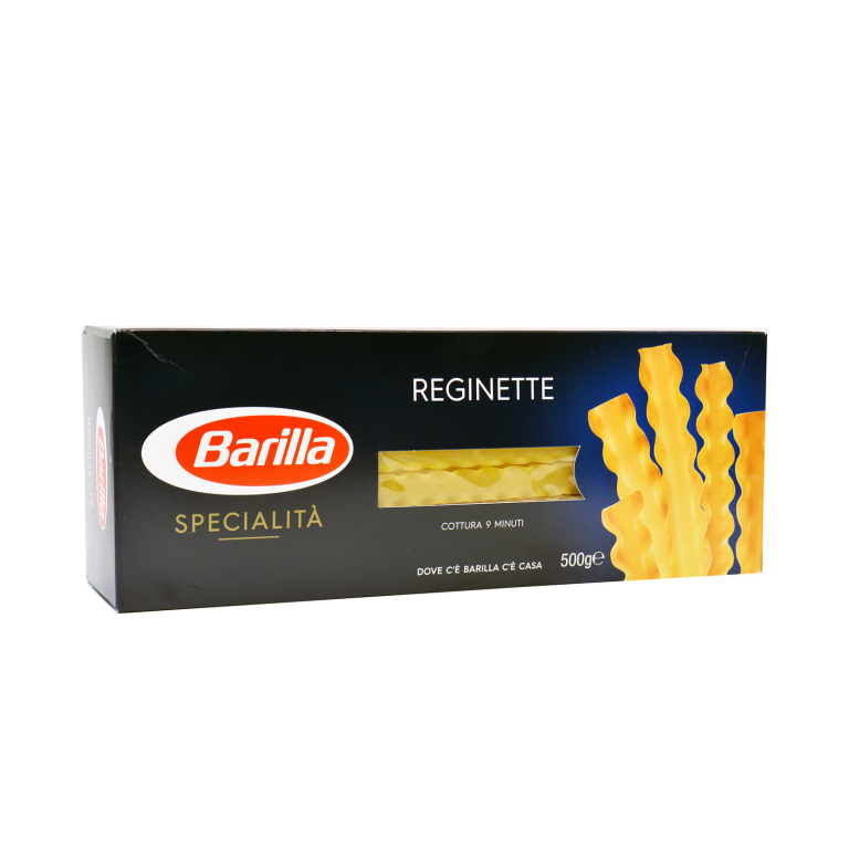 Пакет Дълга Паста Barilla Реджинете 500 г – класическа италианска паста с вълнообразни ръбове.