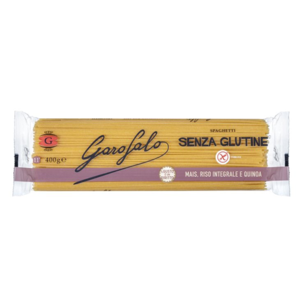 Пакет безглутенови спагети Garofalo 400 г с класическа форма.