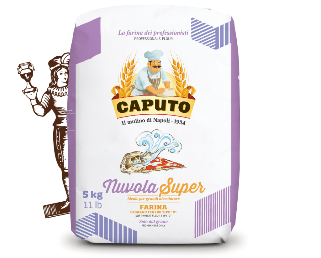 Пакет Caputo Nuvola Super брашно 5 кг – за пица с хрупкава и въздушна кора.