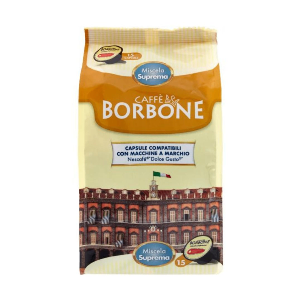 Кафе капсули Borbone Suprema за Dolce Gusto в опаковка от 15 броя