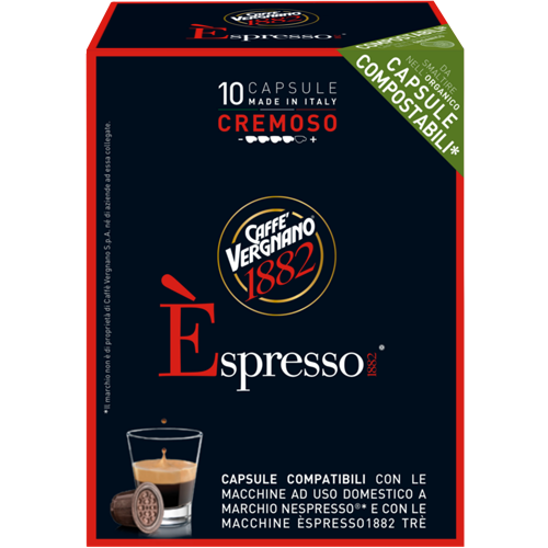 Пакет с 10 капсули VERGNANO КРЕМОЗО за кафе