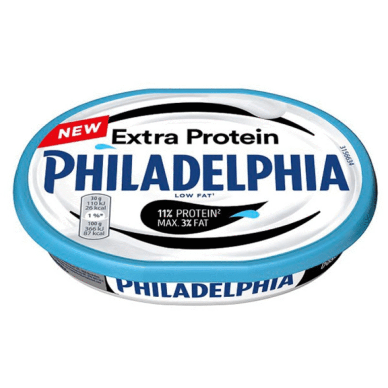 Кутия Philadelphia Protein крема сирене 175 g с надпис “High Protein”.