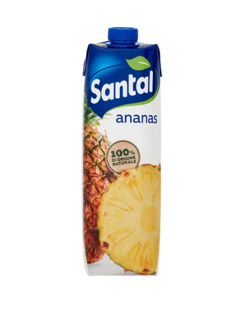 Бутилка 1 л сок Santal ананас