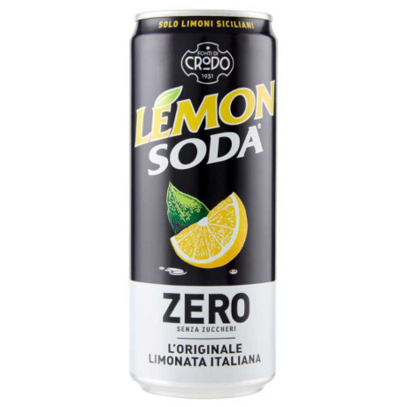 Кен 330 мл Lemon Soda без захар – газирана лимонова напитка с освежаващ вкус