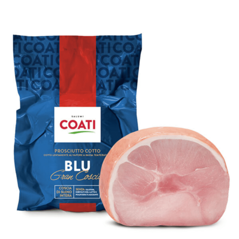 Опаковка варена шунка Coati Blu 1 кг – италиански деликатес