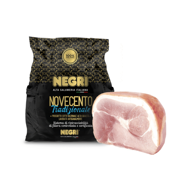 NEGRI Prosciutto Cotto Novecento Tradizionale – ръчно сварено, ръчно вързано италианско варено пуешко.