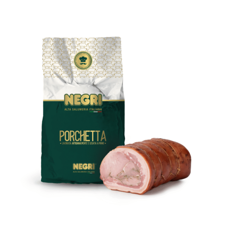 NEGRI Porchetta – бавно печена и пушена поркетa с избрани билки, 100% италианска традиция.