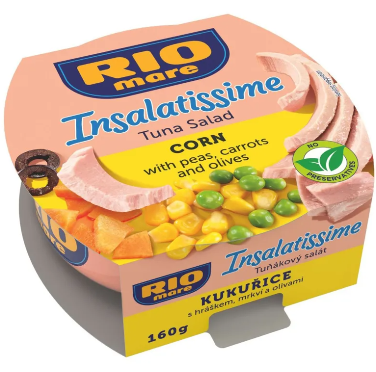 Салата С Риба Тон И Царевица Rio Mare 160 Г