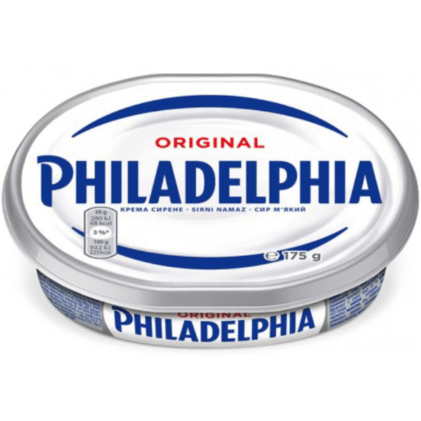 Опаковка крема сирене Philadelphia 175 г.