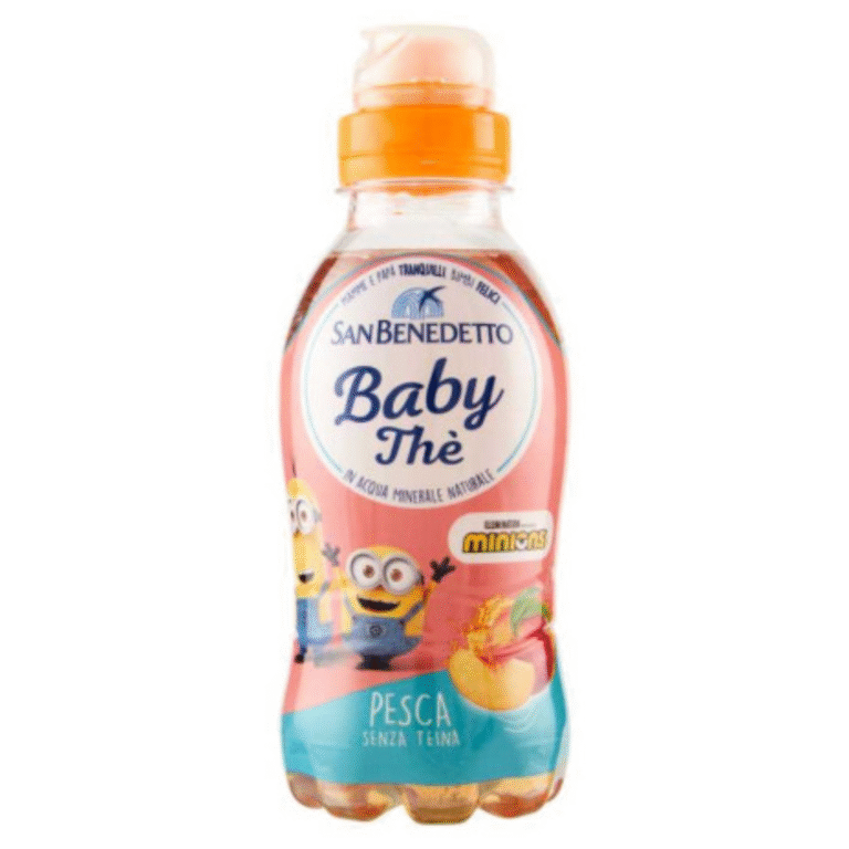 Детска напитка San Benedetto без теин с вкус на праскова в бутилка от 250 мл.