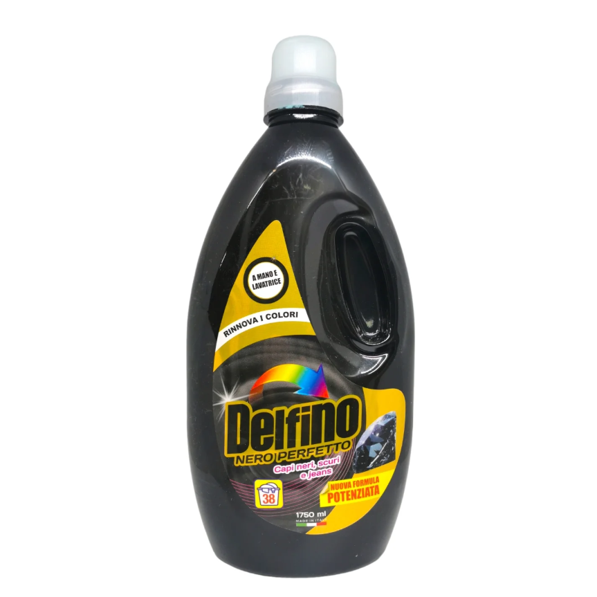 Перилен Препарат Delfino Nero Perfetto за Черно и Тъмно Пране и Деним 38 Пранета 1750 мл