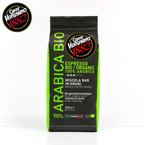 Кафе на Зърна Vergnano Espresso Bio Organic 100% Arabica 1 kg