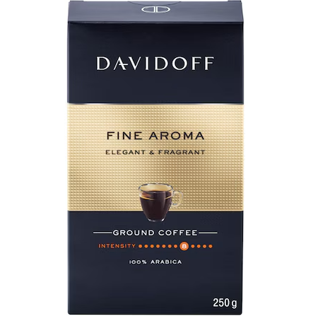 Мляно Кафе Davidoff Fine Aroma 100% Арабика 0,250 кг