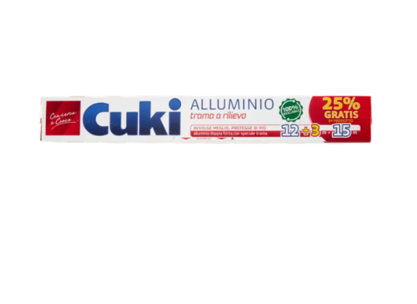 Алуминиево фолио CUKI Trama e Rilievo 15 м