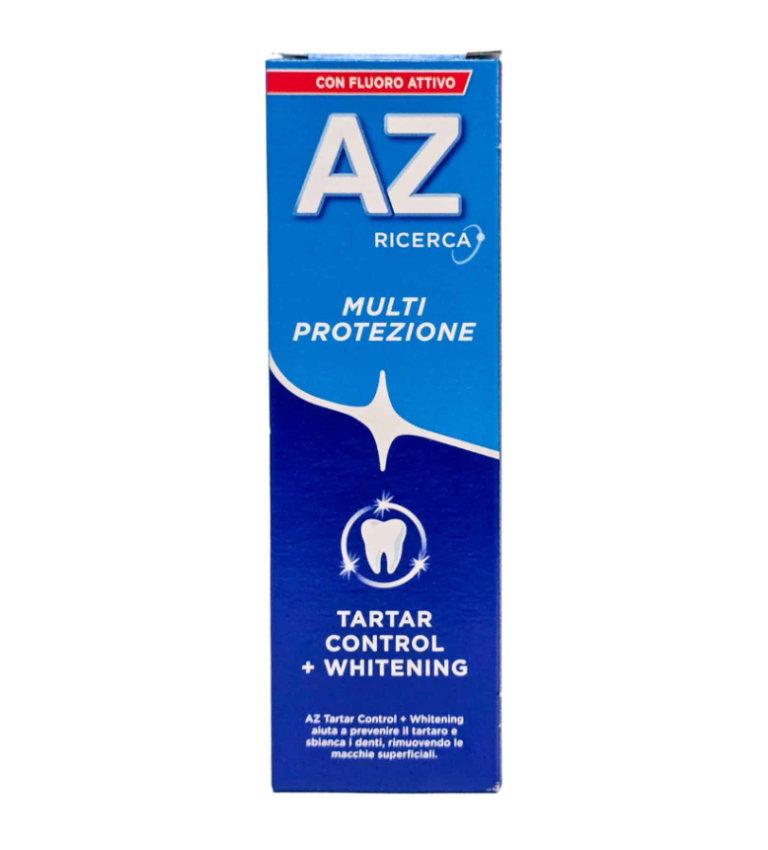 Паста за Зъби AZ Multi Protezione Tartar Control + Whitening - Защита от Зъбен камък и Избелващ ефект 75 мл