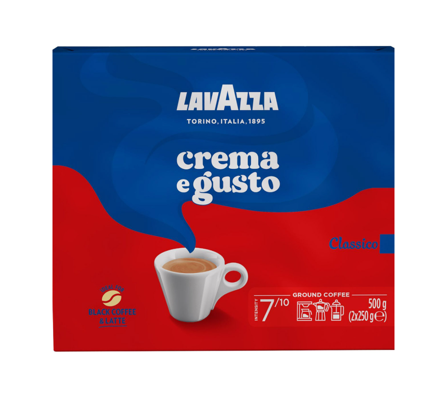 Мляно Кафе Lavazza Crema e Gusto Classico 2 x 250 г