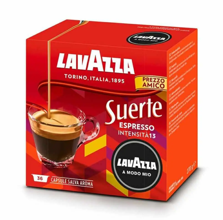 Кафе Капсули Lavazza A Modo Mio Suerte 36 бр