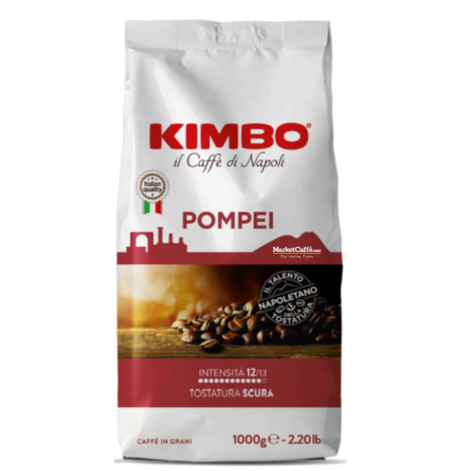 KIMBO КАФЕ 1KG POMPEI - BEANS 12/13