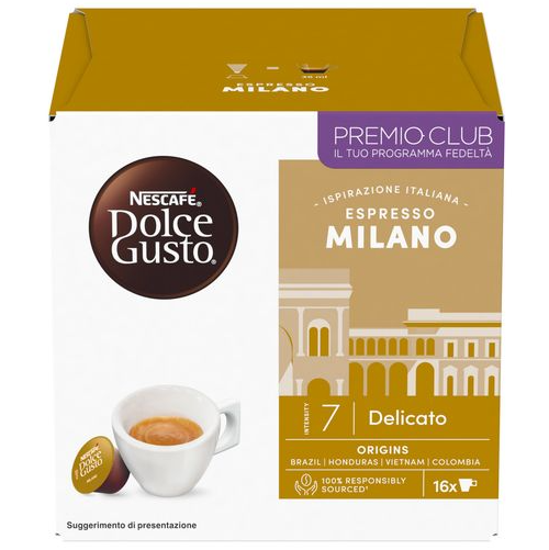 Кафе Капсули Nescafe Dolce Gusto Espresso Milano 16 бр