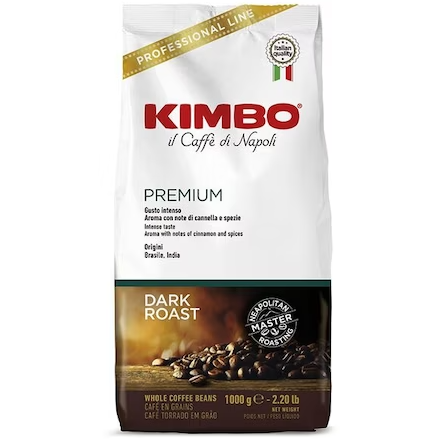 Кафе На Зърна Kimbo Premium Dark Roast 1 кг