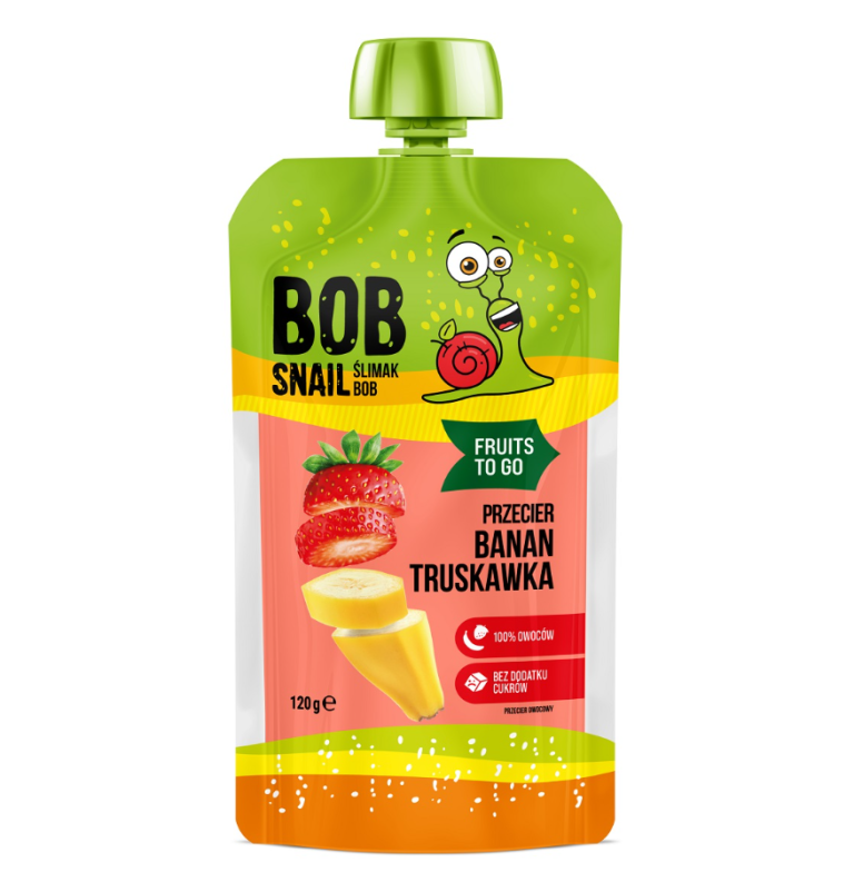 Смути Bob Snail Банан-Ягода 120 г