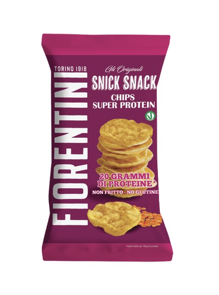 Чипс от Червена Леща с Протеин Без Глутен TORING 1918 SNICK SNACK Super Protein 65 g