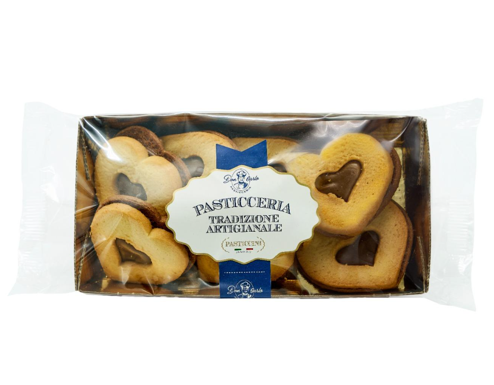 DON CARLO ФИННИ МАСЛЕНИ СЛАДКИ С КРЕМ ОТ ЛЕШНИЦИ И КАКАО 200 ГР