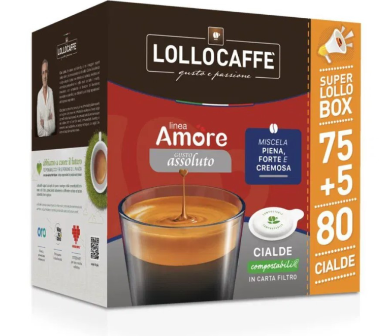 Кафе Дози Lollocaffe Amore Assoluto 80 бр (75+5)