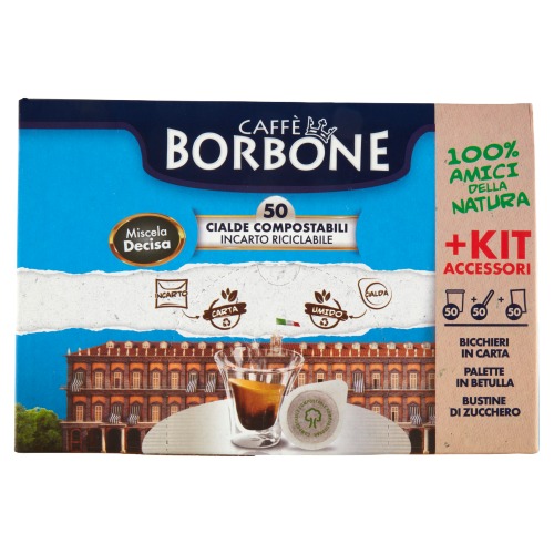 Кафе Дози Borbone Decisa 50 бр + Аксесоари