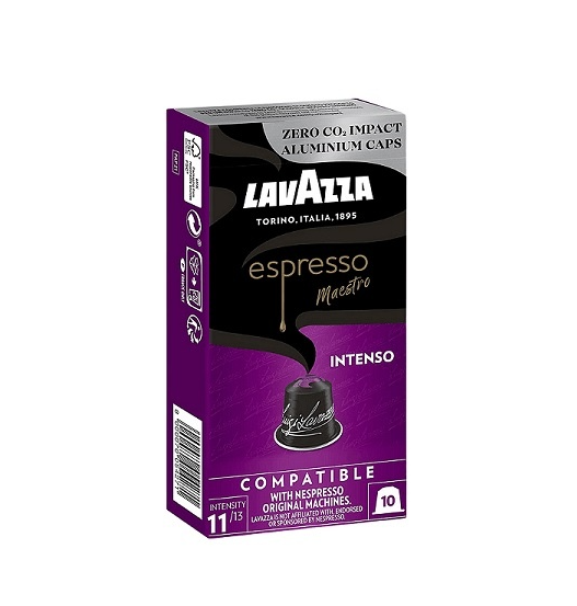 Кафе Капсули Lavazza Intenso Aluminium Nespresso 10 бр