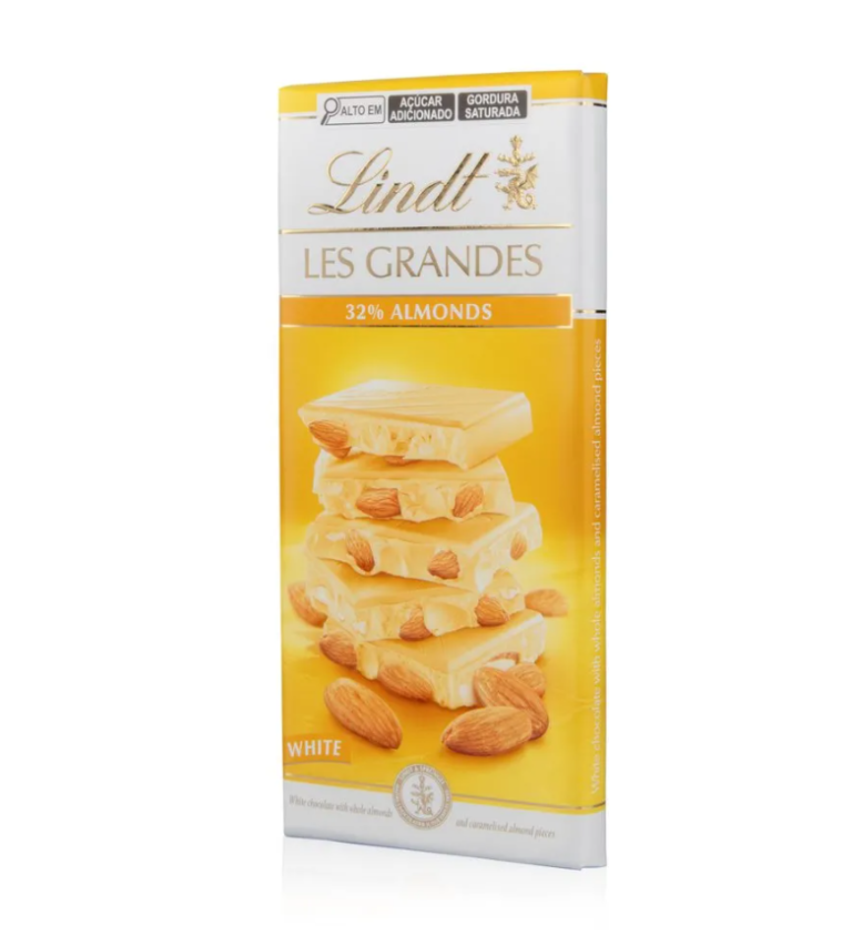 Бял Шоколад Lindt Grand с Цели Бадеми 150  г