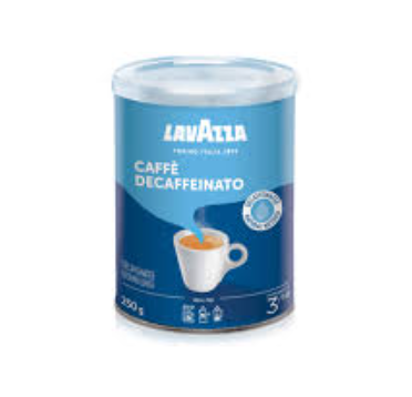 Мляно Кафе Lavazza Decaffeinato Без Кофеин Метална Кутия 250 г