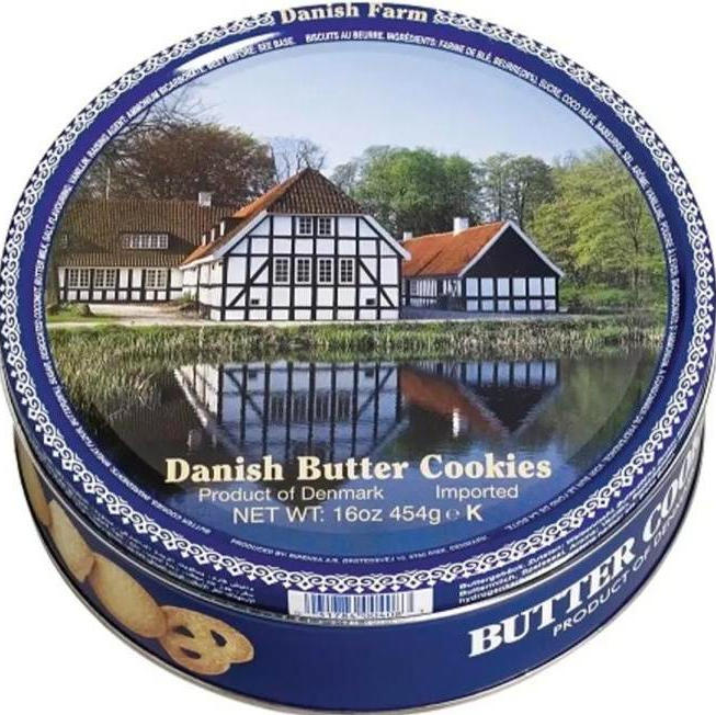 Датски Маслени Бисквити Danish Butter Cookies 454 г