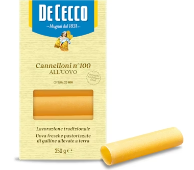 Паста Канелони №100 с Яйца De Cecco 250 г