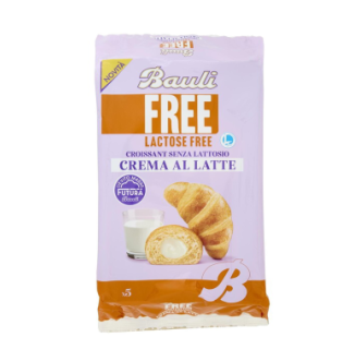 Кроасани Bauli с Млечен Крем без Лактоза 5 бр 225 г.